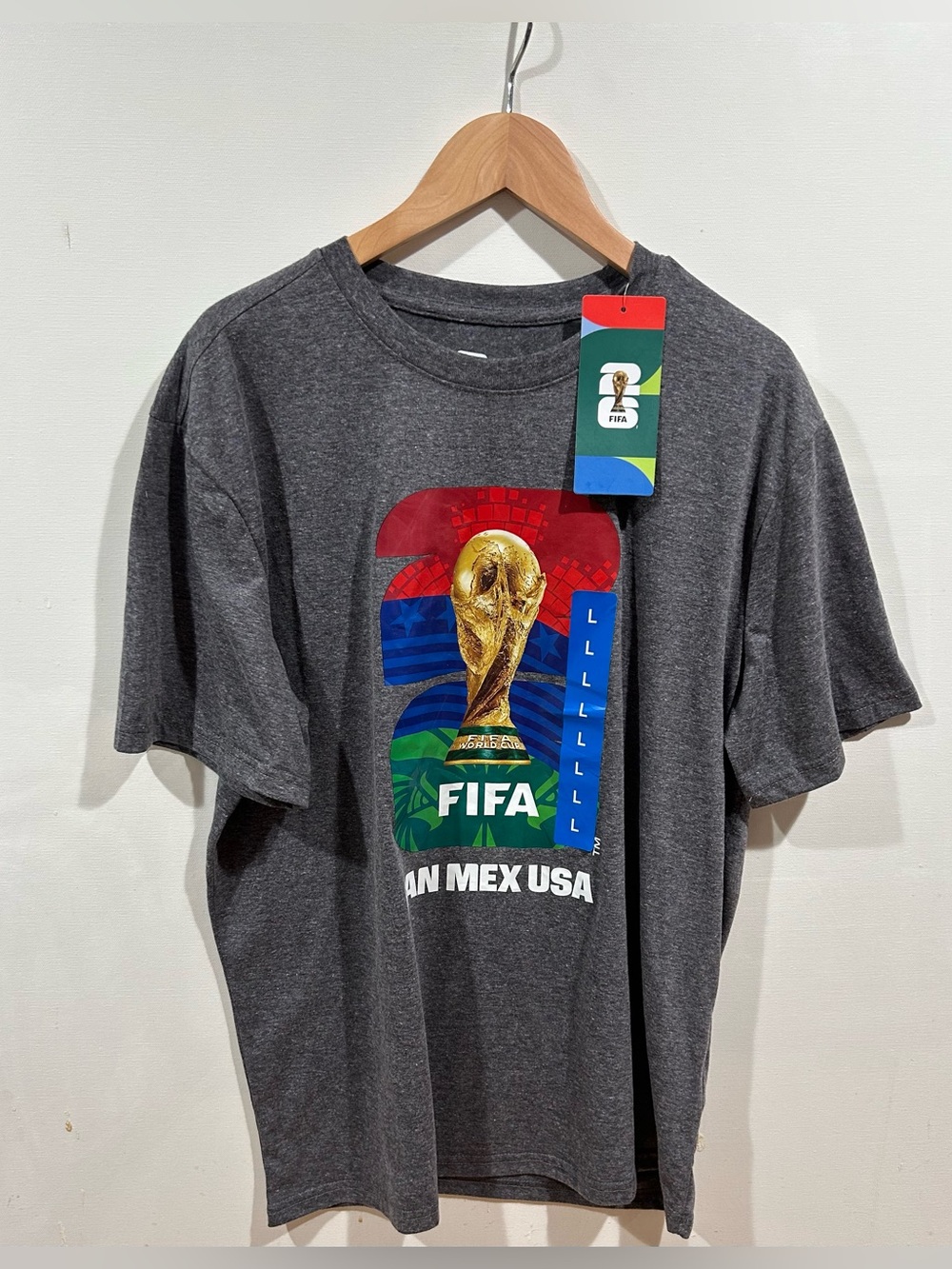 World Cup 2026 Gray Graphic Tee